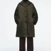 ABRIGO ACOLCHADO OVERSIZE CON CUELLO ESMOQUIN*COS Fashion