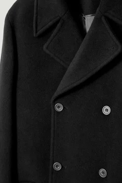 ABRIGO CRUZADO DE LANA*COS Outlet