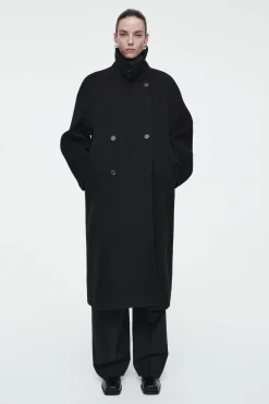ABRIGO DE LANA OVERSIZE DE DOBLE BOTONADURA*COS Hot