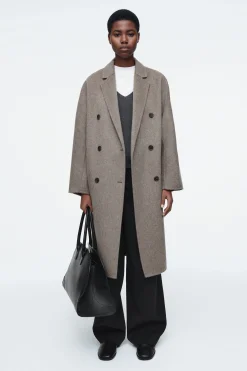 ABRIGO DE LANA OVERSIZE DE DOBLE BOTONADURA*COS Outlet