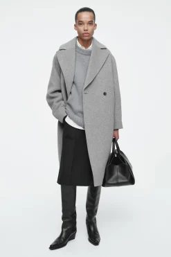 ABRIGO DE LANA OVERSIZE DE DOBLE BOTONADURA*COS Fashion