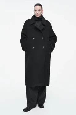 ABRIGO DE LANA OVERSIZE DE DOBLE BOTONADURA*COS Hot
