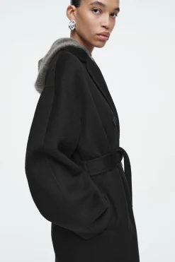 ABRIGO DE LANA OVERSIZE DE DOBLE BOTONADURA*COS Online