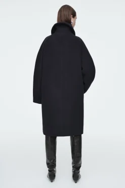 ABRIGO DE LANA OVERSIZE DE BOTONADURA SENCILLA*COS Outlet