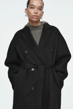 ABRIGO DE LANA OVERSIZE DE DOBLE BOTONADURA*COS Online
