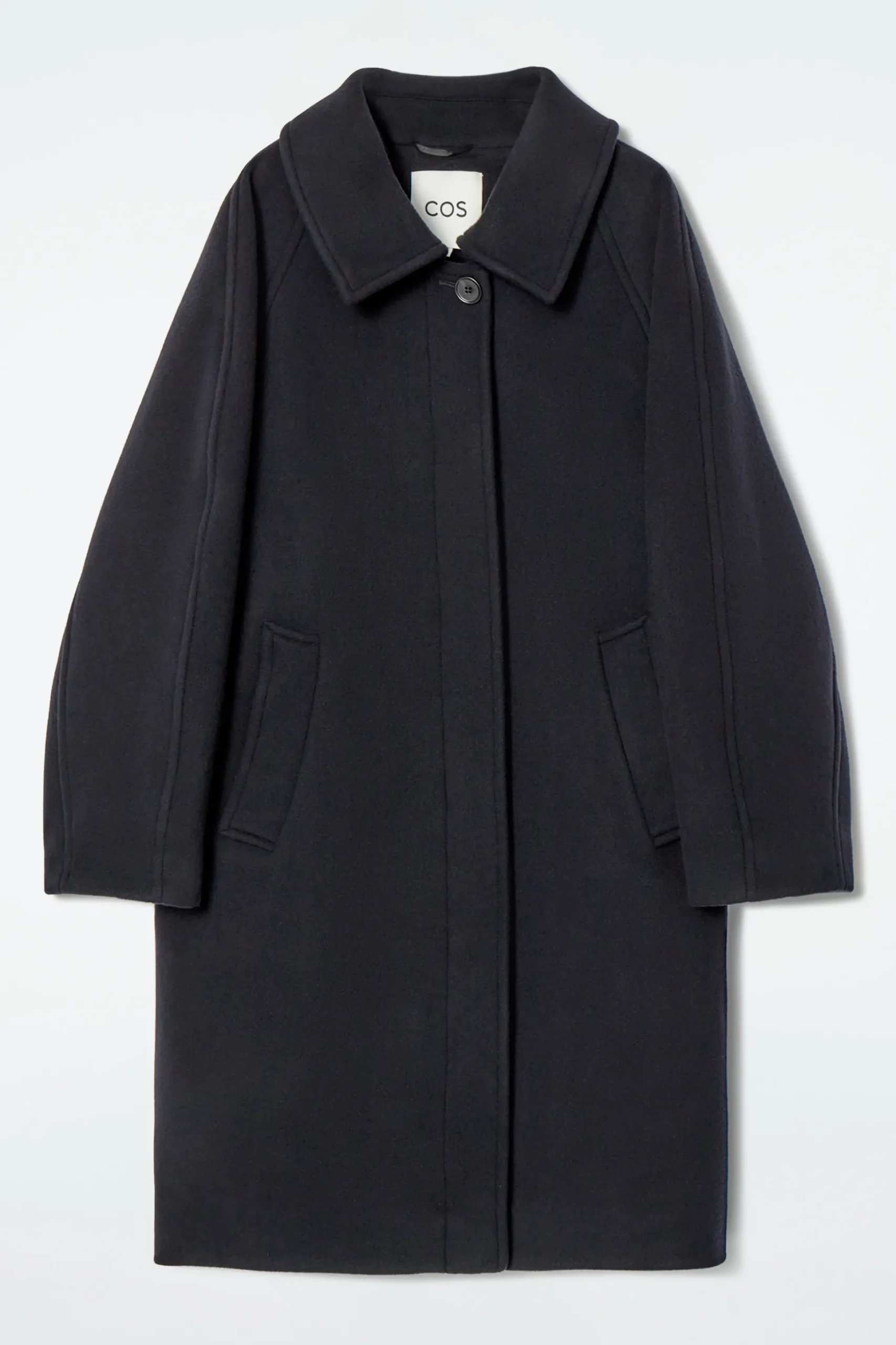 ABRIGO DE LANA OVERSIZE DE BOTONADURA SENCILLA*COS Outlet