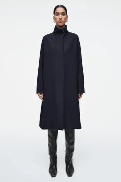 ABRIGO DE MEZCLA DE LANA TRAPEZOIDAL*COS Discount