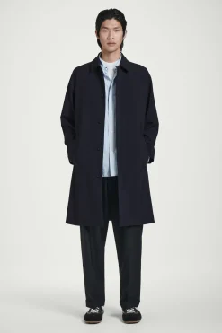ABRIGO GABARDINA EN MEZCLA DE LANA*COS Clearance