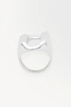 ANILLO DE ESLABONES DE PLATA DE LEY*COS Hot