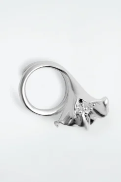 ANILLO EN ESPIRAL CON FLOR*COS New