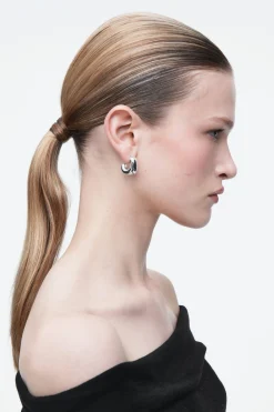 ARETES PEQUEÑOS CUADRADOS GRUESOS*COS Sale