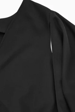 ASYMMETRICSLEEVE MIDI DRESS*COS Best