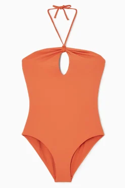 BAÑADOR RECORTADO DE CUELLO HALTER*COS Sale