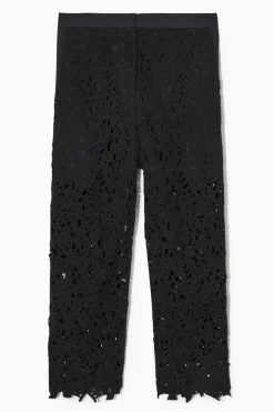 BARRELLEG BRODERIE ANGLAISE TROUSERS*COS Fashion