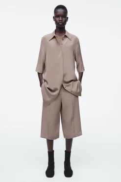 BERMUDAS DE TRAJE DE SEDA*COS Hot