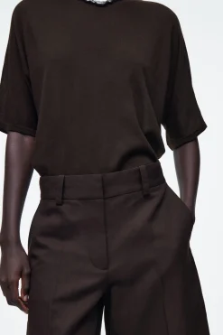BERMUDAS DE TRAJE EN MEZCLA DE LINO*COS Clearance