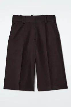BERMUDAS DE TRAJE EN MEZCLA DE LINO*COS Clearance