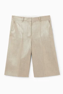 BERMUDAS HOPSACK METALIZADAS*COS Sale