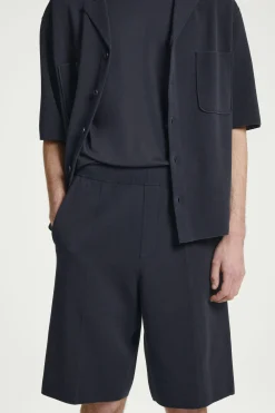 BERMUDAS OVERSIZE TEJIDAS A DOBLE CARA*COS Hot