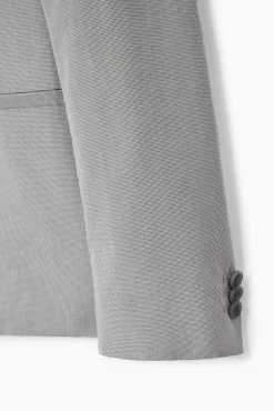 BLAZER BOTONADURA SENCILLA MICROPATA GALLO REGULAR*COS New