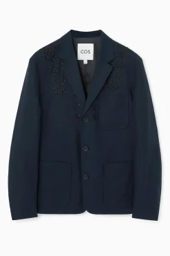 BLAZER CON BORDADO DE FLORES*COS Outlet