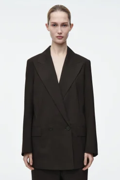 BLAZER CRUZADO FLUIDO DE LANA*COS Fashion