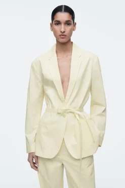 BLAZER DE ALGODÓN CON CINTURÓN*COS Fashion