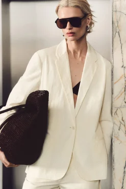 BLAZER DE ALGODÓN CON CINTURÓN*COS Fashion