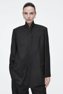 BLAZER DE LANA CON CUELLO MAO*COS Hot