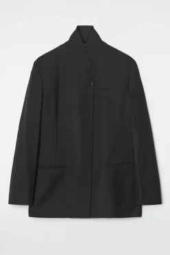 BLAZER DE LANA CON CUELLO MAO*COS Hot