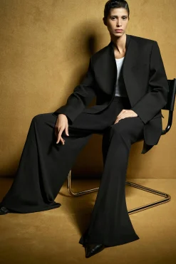 BLAZER DE LANA CON DETALLE DE BUFANDA*COS Outlet