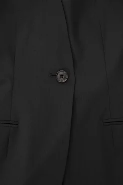 BLAZER DE LANA ESCULPIDO SIN CUELLO*COS Best