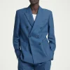 BLAZER DE LINO DOBLE BOTONADURA REGULAR FIT*COS Online