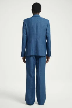 BLAZER DE LINO DOBLE BOTONADURA REGULAR FIT*COS Online