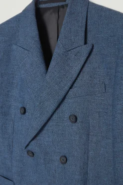 BLAZER DE LINO DOBLE BOTONADURA REGULAR FIT*COS Online