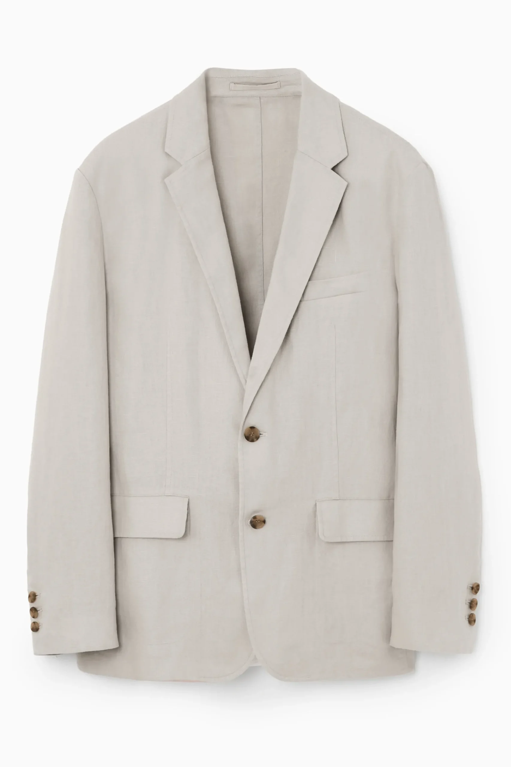 BLAZER DESESTRUCTURADA DE LINO*COS Outlet