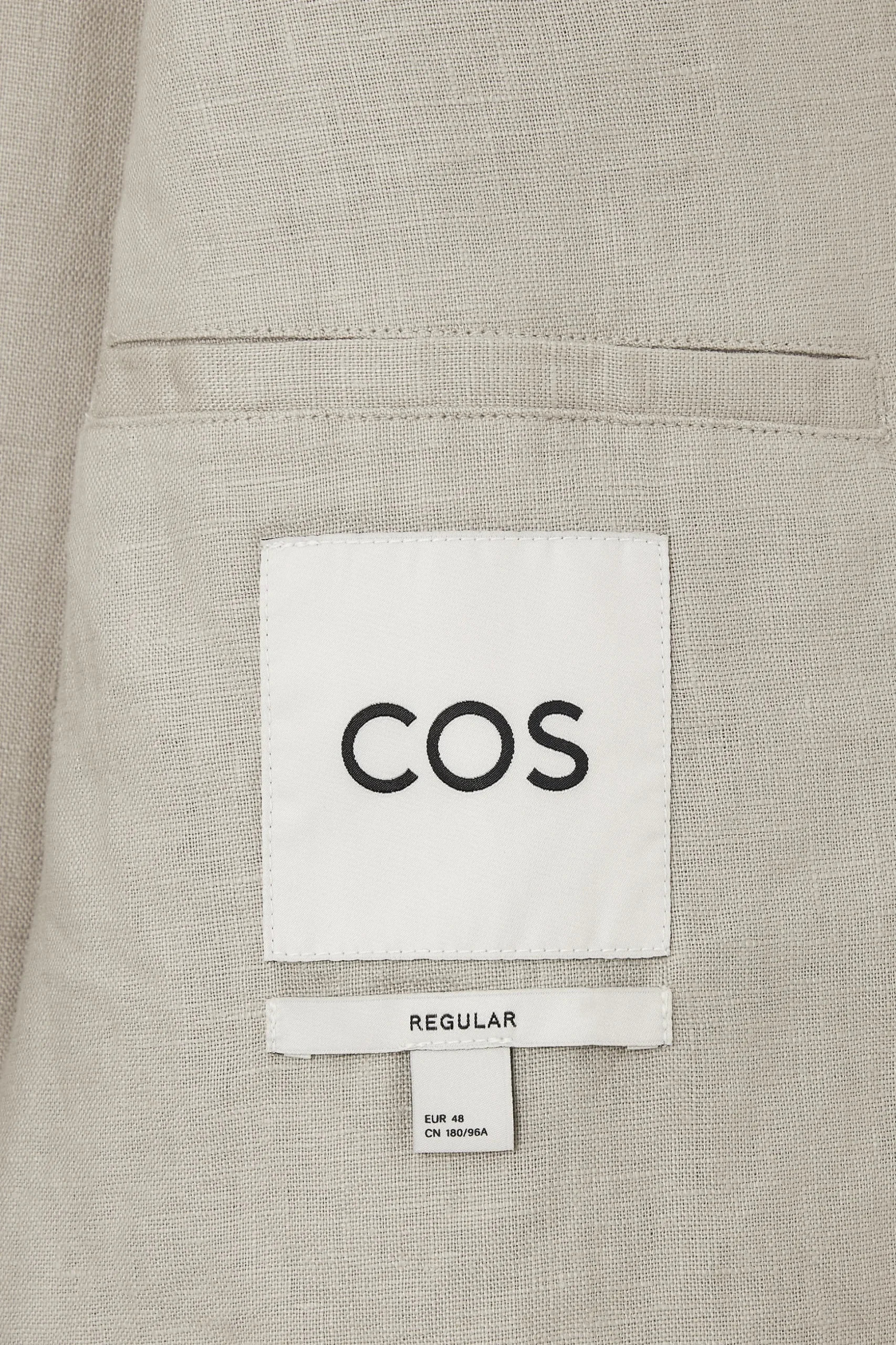 BLAZER DESESTRUCTURADA DE LINO*COS Outlet