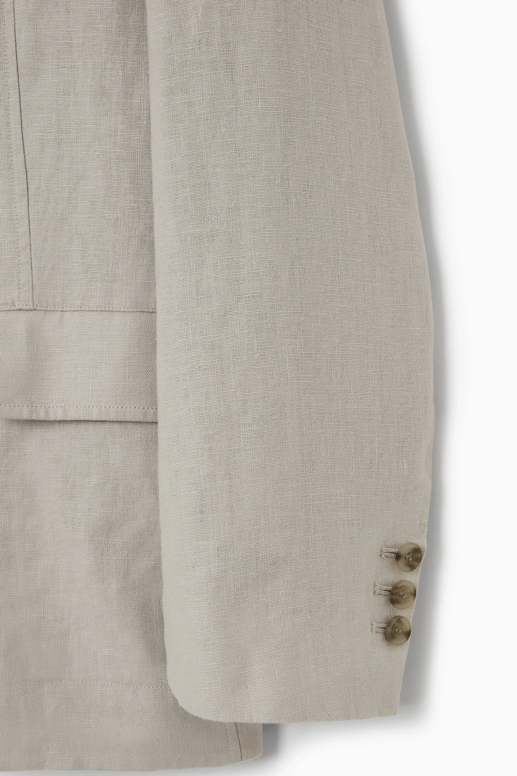 BLAZER DESESTRUCTURADA DE LINO*COS Outlet