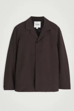 BLAZER DESESTRUCTURADO CON CUELLO ABIERTO*COS New