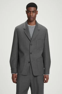 BLAZER DESESTRUCTURADO MEZCLA LANA MERINO RELAXED*COS Discount