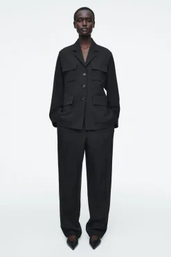 BLAZER FUNCIONAL BOTONADURA SENCILLA RELAXED FIT*COS Discount