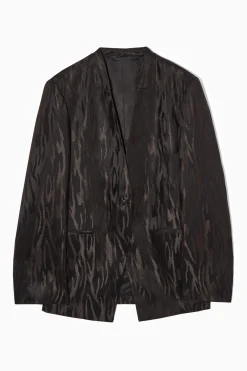 BLAZER JACQUARD CEBRA SIN CUELLO RELAXED FIT*COS New