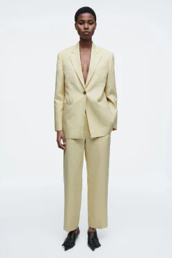 BLAZER LARGO MEZCLA DE LINO REGULAR FIT*COS Outlet