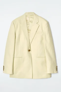 BLAZER LARGO MEZCLA DE LINO REGULAR FIT*COS Outlet