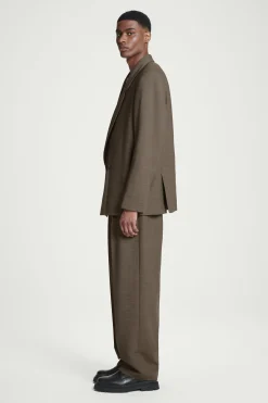BLAZER MEZCLA DE LANA DOBLE BOTONADURA RELAXED FIT*COS New