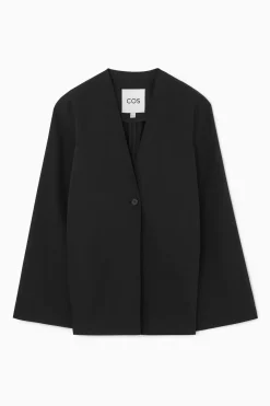 BLAZER SIN CUELLO BOTONADURA SENCILLA SLIM FIT*COS Sale