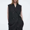 BLAZER SIN MANGAS DE CORTE ESTILIZADO*COS Hot