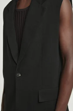BLAZER SIN MANGAS EN MEZCLA DE LINO*COS Discount