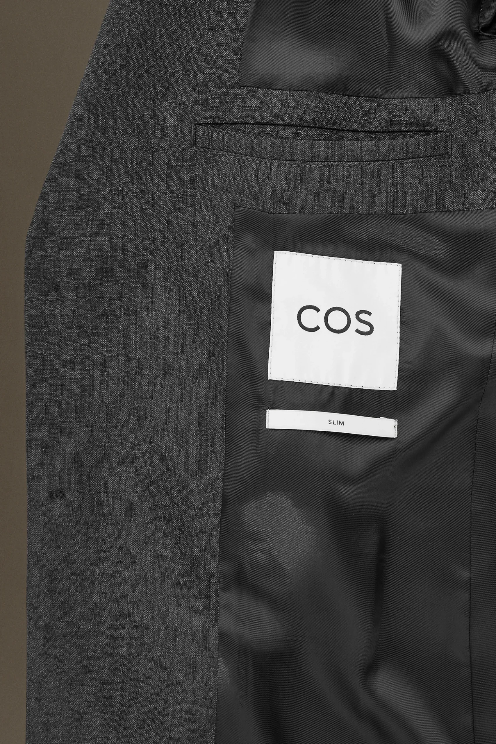 BLAZER SLIM FIT EN JACQUARD DE LANA*COS Online