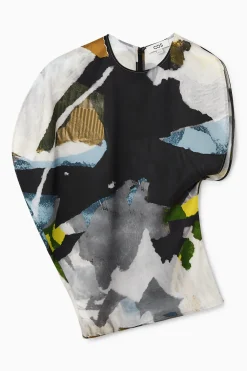 BLUSA ASIMÉTRICA ESTAMPADA*COS Outlet